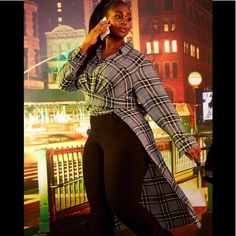 Plaid Duster/Tunic